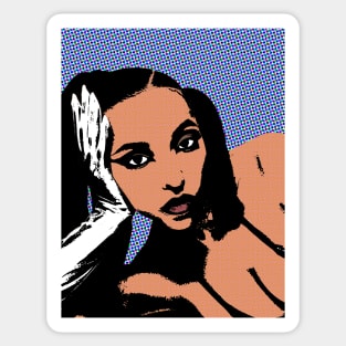 tinashe style pop art Sticker